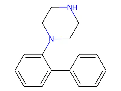 1-(2-联苯基)哌嗪 structure