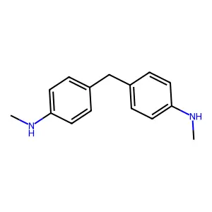 4,4'-Methylenebis(N-methylaniline) structure