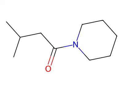 3-Methyl-1-(1-piperidinyl)-1-butanone structure