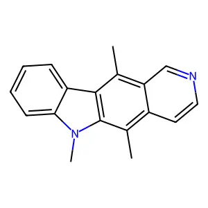 Ellipticine, 6-methyl structure