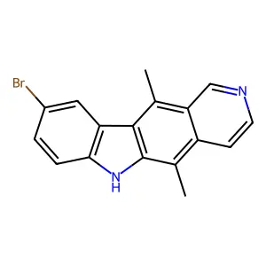 9-Bromoellipticine structure