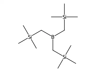Tris(trimethylsilylmethyl)borane structure