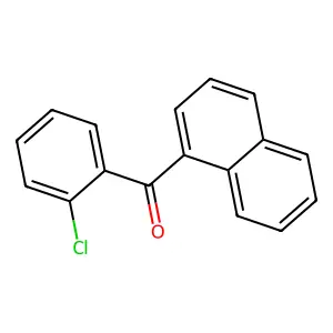 (2-Chlorophenyl)(naphthalen-1-yl)methanone structure
