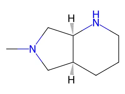 (4aS,7aS)-6-methyl-octahydro-1H-pyrrolo(3,4-b)pyridine structure