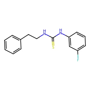 1-(3-Fluorophenyl)-3-(2-phenylethyl)thiourea structure