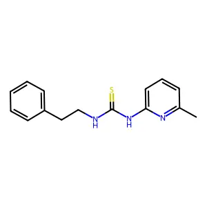 1-(6-Methyl-2-pyridinyl)-3-(2-phenylethyl)thiourea structure