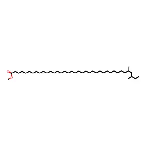 Methyl 34,36-dimethyloctatriacontanoate structure