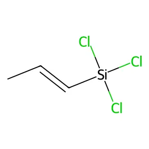 三氯-1-丙烯-1-基硅烷 structure