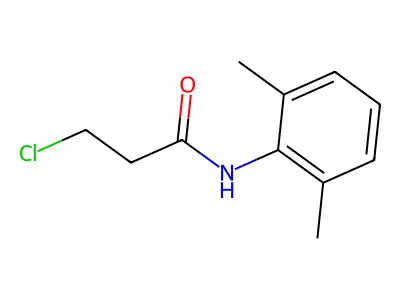 3-Chloro-2',6'-propionoxylidide structure