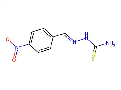 2-((4-Nitrophenyl)methylene)hydrazinecarbothioamide structure