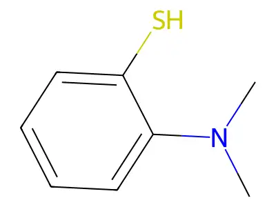 2-(Dimethylamino)benzenethiol structure