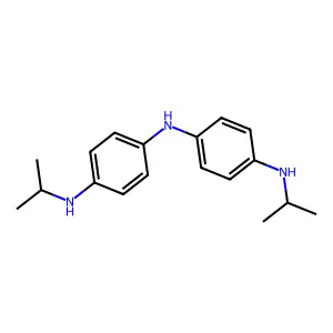 4-N-propan-2-yl-1-N-[4-(propan-2-ylamino)phenyl]benzene-1,4-diamine structure