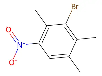 3-Bromo-1,2,4-trimethyl-5-nitrobenzene structure
