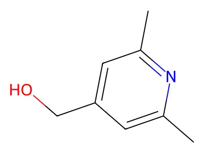 2,6-Dimethyl-4-(hydroxymethyl)pyridine structure