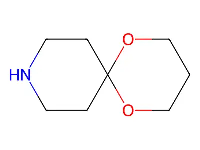 1,5-Dioxa-9-azaspiro(5.5)undecane structure
