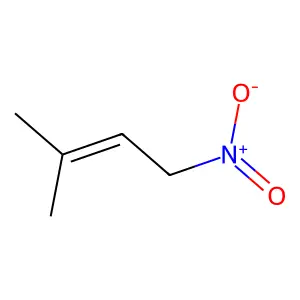 3-Methyl-1-nitrobut-2-ene structure