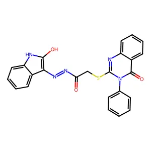 3-Hydrazono-1H-2-indolinone der. structure