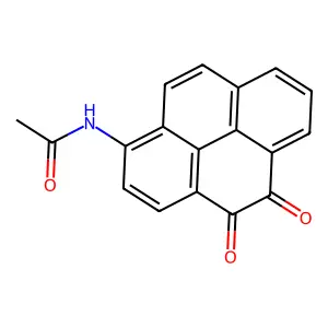 1-Acetamidopyrene-4,5-quinone structure