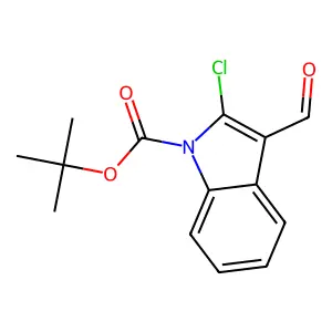 1-Boc-2-Chloro-3-formyl-indole structure