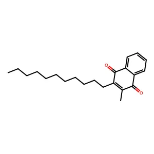 1,4-Naphthalenedione, 2-methyl-3-undecyl- structure