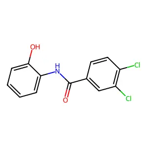 3,4-dichloro-N-(2-hydroxyphenyl)benzamide structure