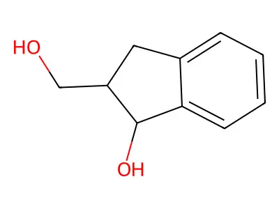 2-(hydroxymethyl)-2,3-dihydro-1H-inden-1-ol structure