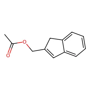 1H-Indene-2-methanol, acetate structure