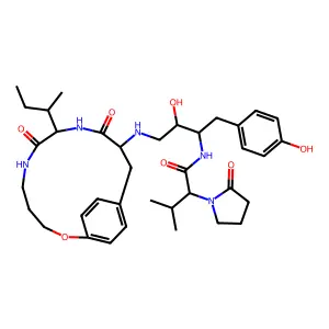 Peptidomimetic inhibitor 5 structure
