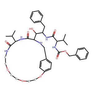 1OH-2(Cbz-ValNH)3PhPr [17]paracyclophane deriv. structure
