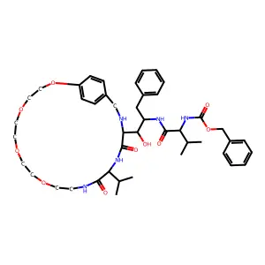 1OH-2(Cbz-ValNH)3PhPr [20]paracyclophane deriv. structure