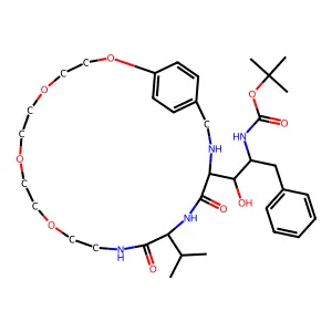 1OH-2BocNH-3PhPr [20]paracyclophane deriv. structure
