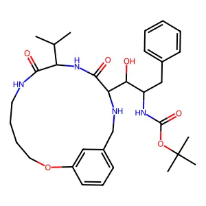 1OH-2BocNH-3PhPr [13]Metacyclophane deriv. structure