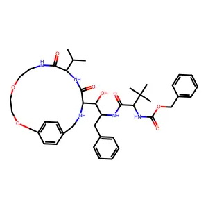 1OH-2(Cbz-Tle)3PhPr [14]paracyclophane deriv. structure