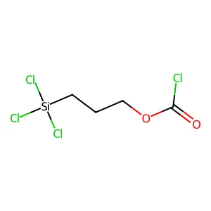 氯甲酸-3-(三氯硅基)丙酯 structure
