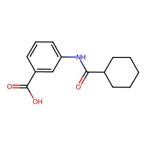 3-Cyclohexaneamidobenzoic acid structure