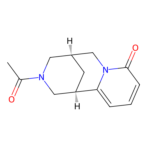 N-acetylcytisine structure