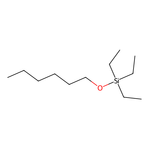 1-Triethylsilyloxyhexane structure