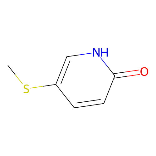 5-Methylthiopyridin-2-ol structure