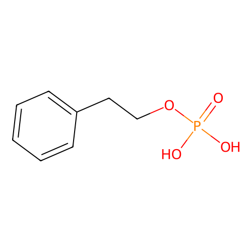 2-Phenylethyl dihydrogen phosphate structure