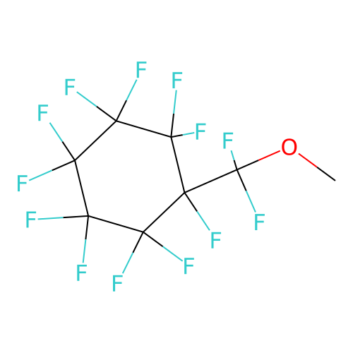 Cyclohexane, 1-(difluoromethoxymethyl)-1,2,2,3,3,4,4,5,5,6,6-undecafluoro- structure