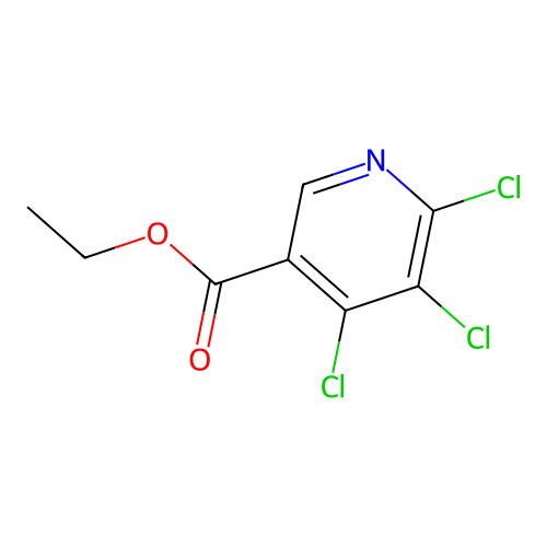 4,5,6-Trichloronicotinic acid ethyl ester structure