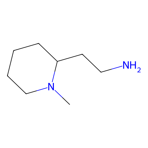 2-(1-Methylpiperidin-2-yl)ethanamine structure