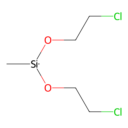 Bis(2-chloroethoxy)methylsilane structure