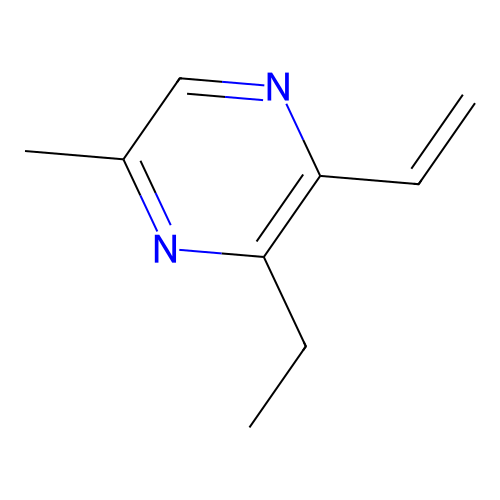 2-Ethenyl-3-ethyl-5-methylpyrazine structure