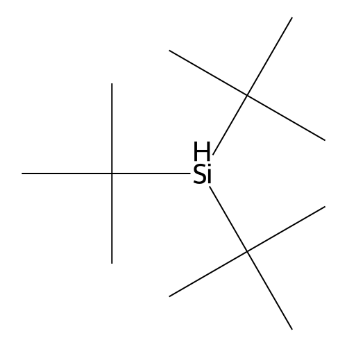 Tritert-butylsilane structure