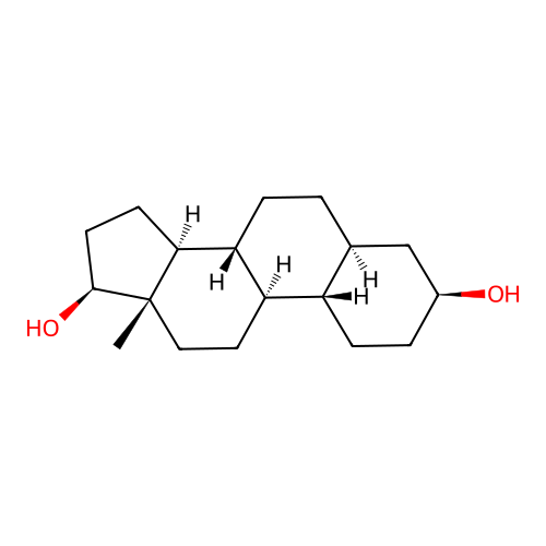 5a-Estrane-3b,17b-diol structure