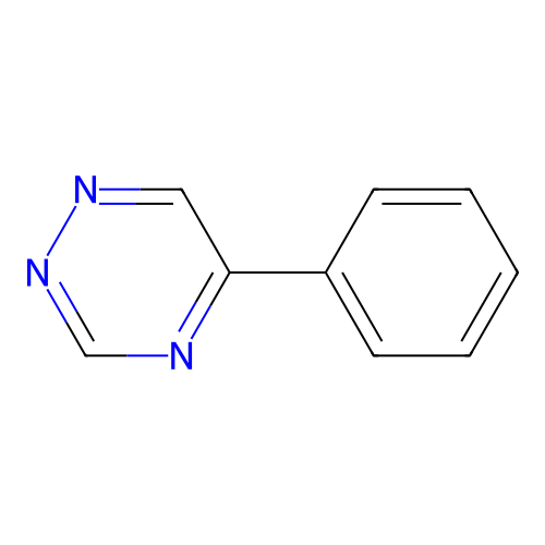 1,2,4-Triazine, 5-phenyl- structure