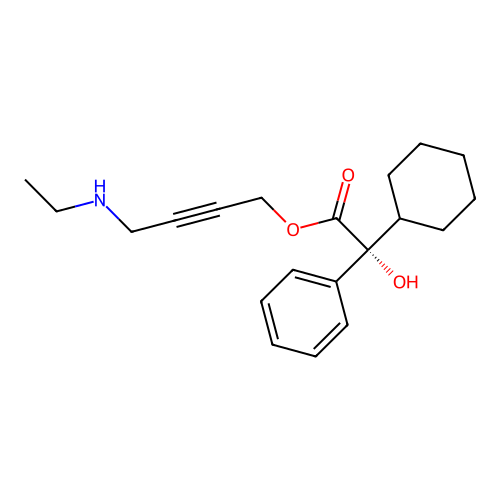 (R)-N-Desethyloxybutynin structure