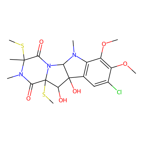 Sporidesmin D structure