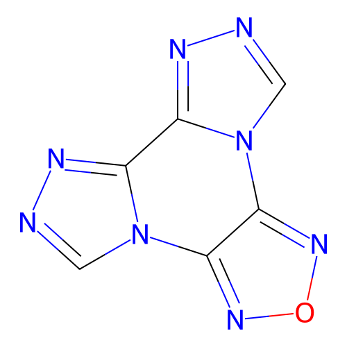 [1,2,5]Oxadiazolo[3,4-E]bis[1,2,4]triazolo[4,3-a:3',4'-c]pyrazine structure
